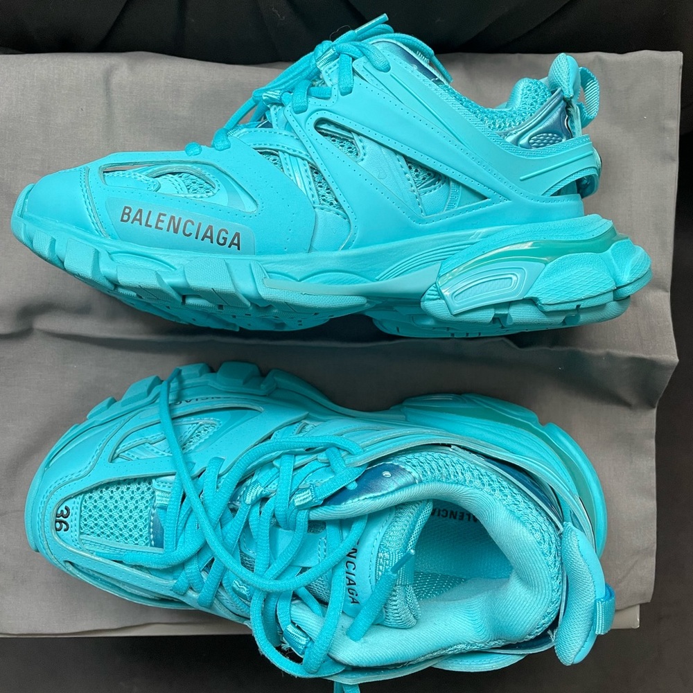 Balenciaga Track Sneaker ( Women ) Color - Turquoise - Picture 9 of 12